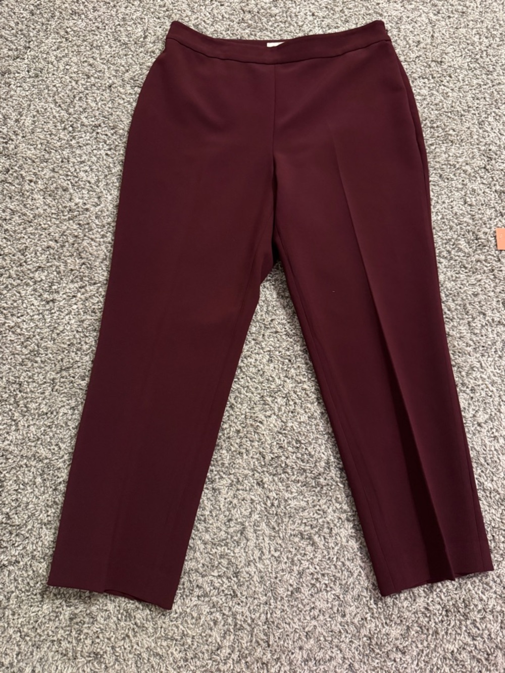 kate spade burgundy tailored dress pants